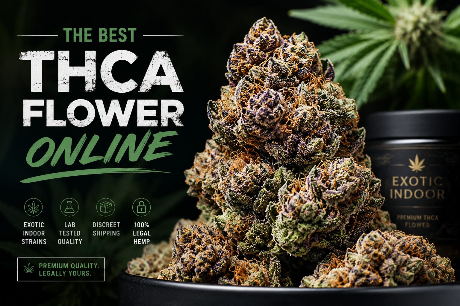 premium thca flower online with exotic indoor cannabis buds